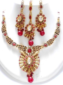 Polki Necklace Set